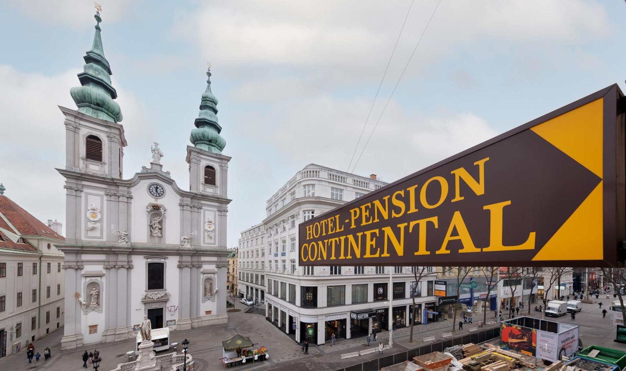 Hotel pensión Continental Viena Exterior foto
