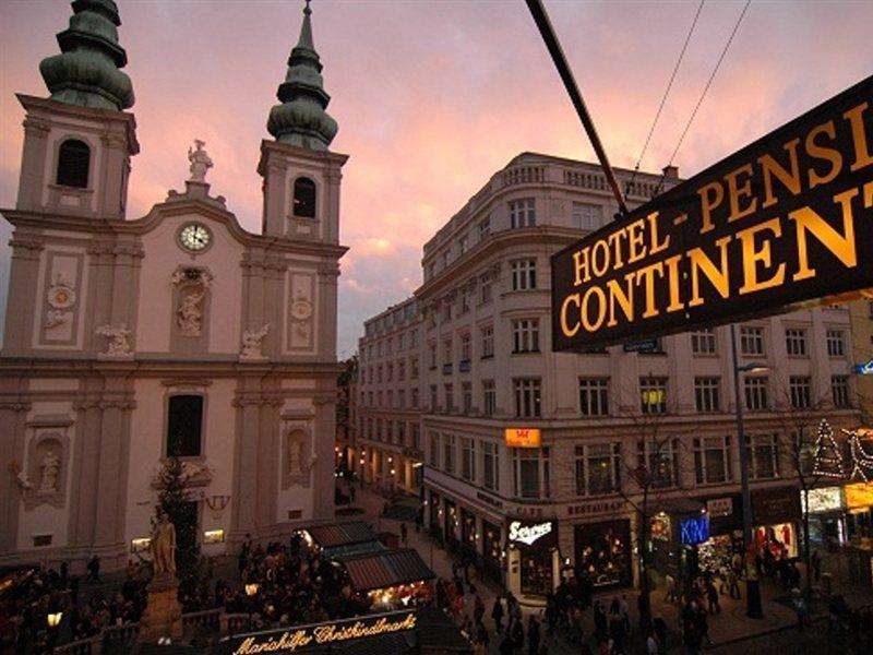 Hotel pensión Continental Viena Exterior foto
